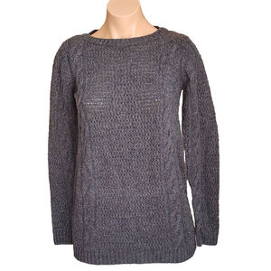 J. McLaughlin NWT Artisan Boat Neck Gray Sweater S